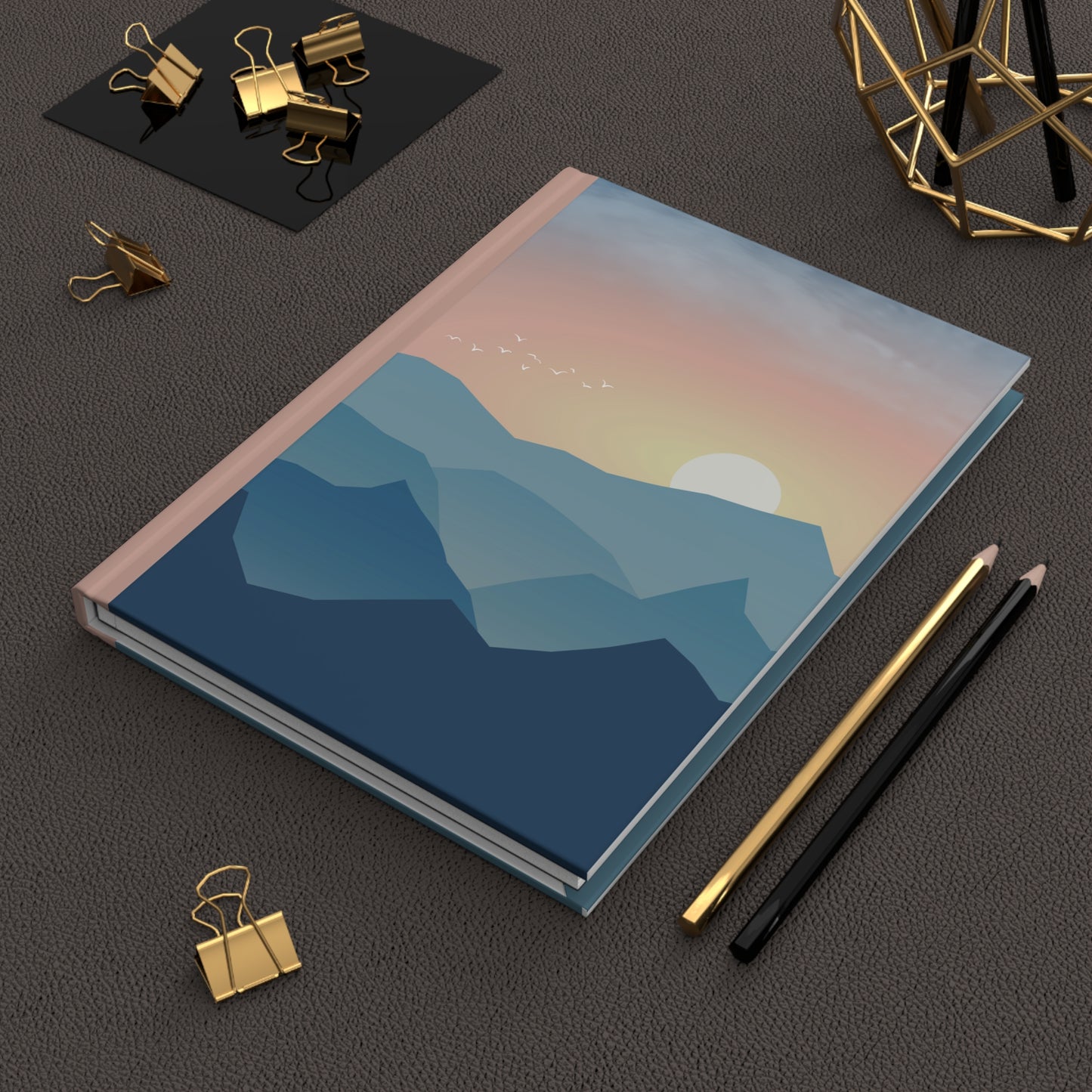 Mountain Sunset Hardcover Journal