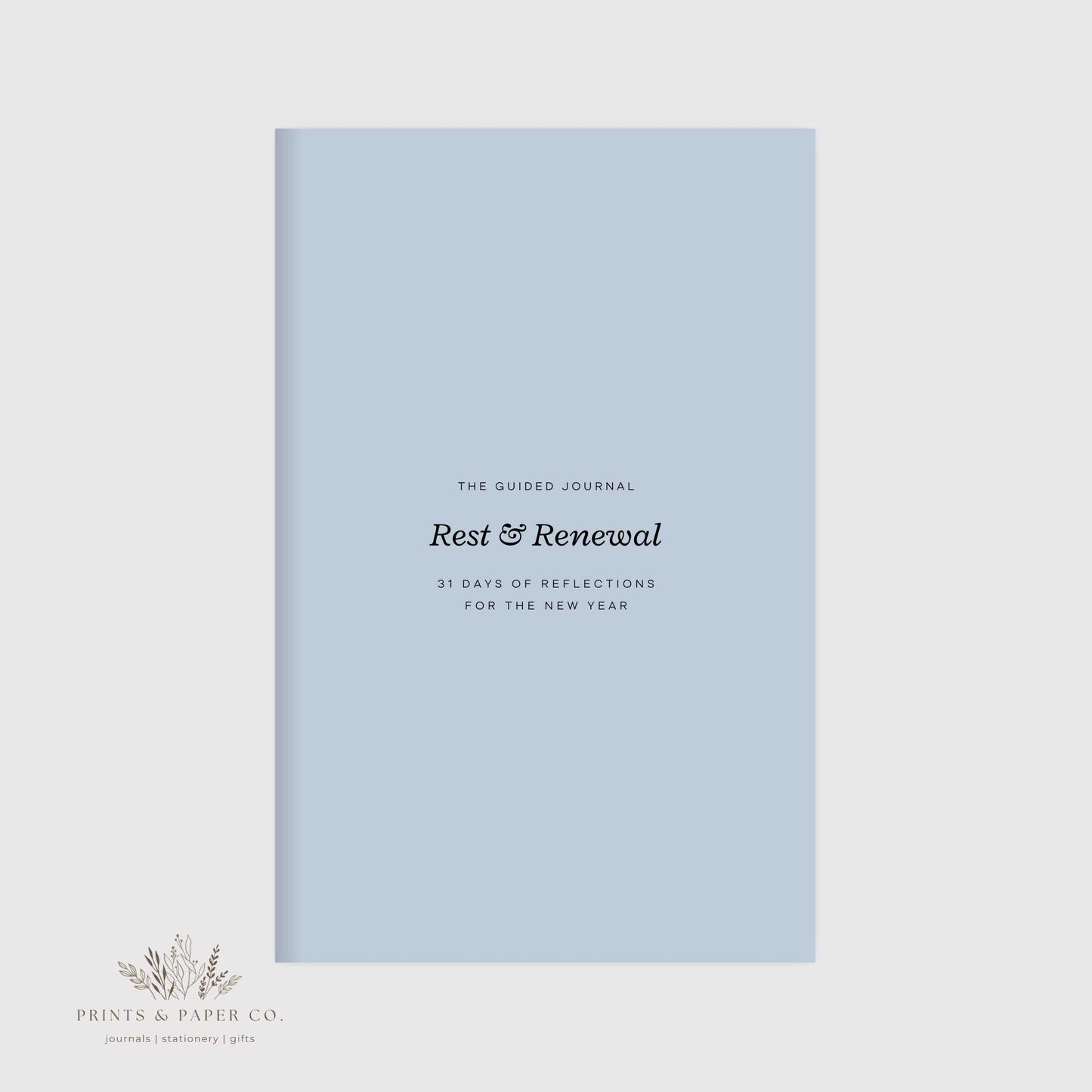 Rest & Renewal Guided New Years Journal
