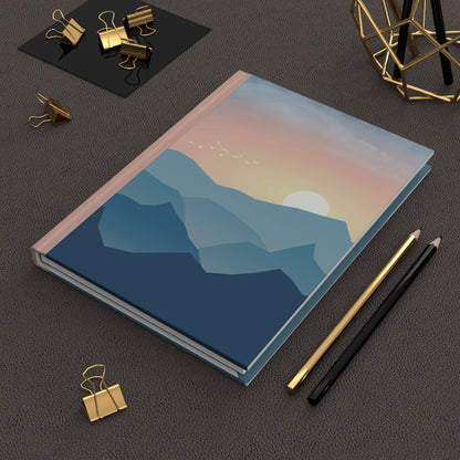 Mountain Sunset Hardcover Journal