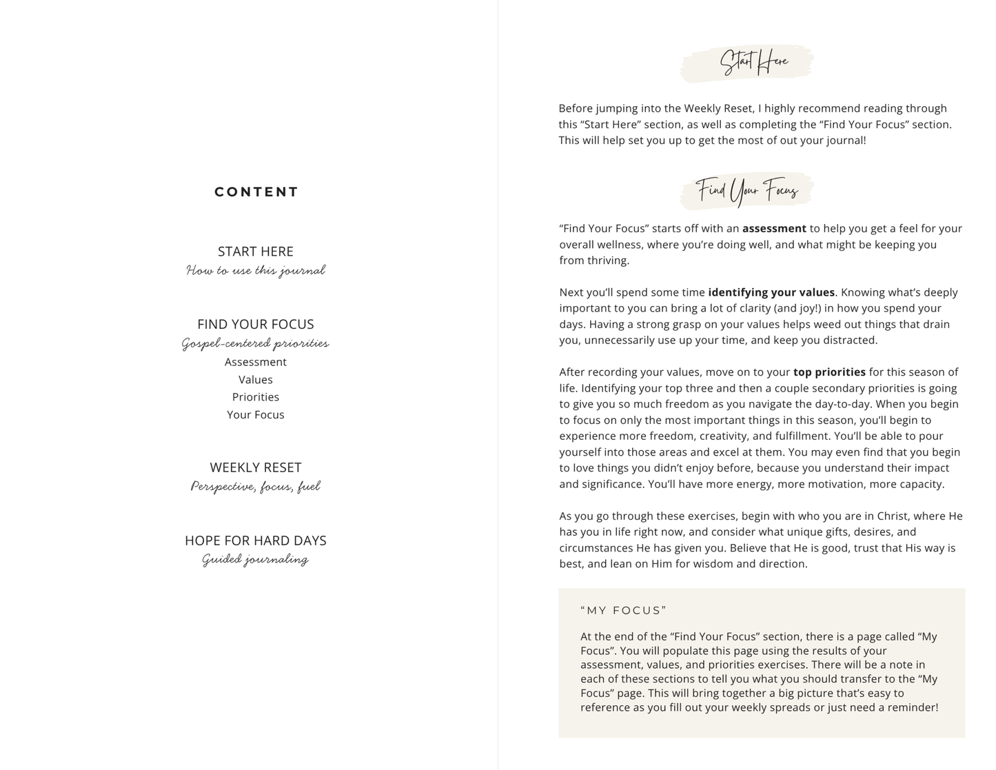 Wellness Journal Digital Download