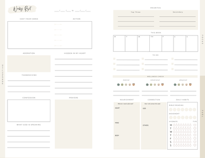 Wellness Journal Digital Download