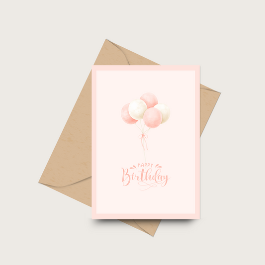 Birthday Balloons Mini Cards